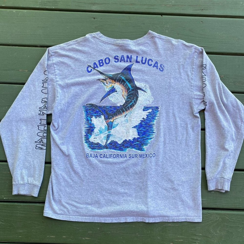 Cabo San Lucas Swordfish Long Sleeve Shirt